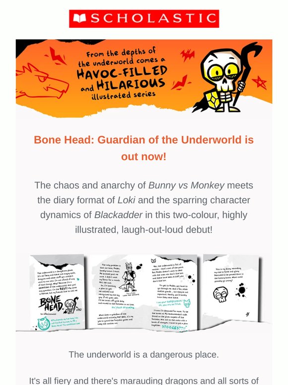The most bone-shakingly funny book you'll read all year!