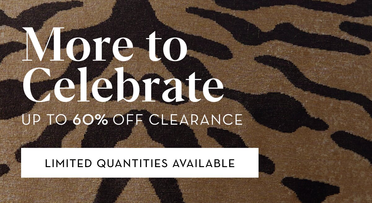 Up to 60% off clearance