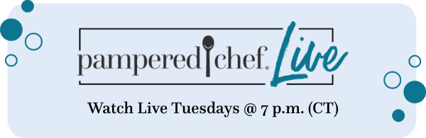Pampered Chef Live has a new home! Check us out on YouTube!