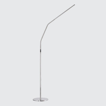 Daylight Slimline 4 Floor Lamp Brushed Steel