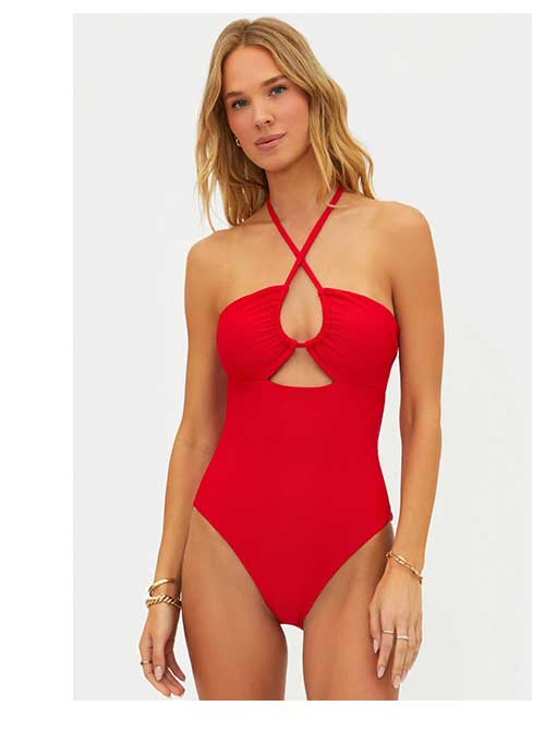 Red Swimwear