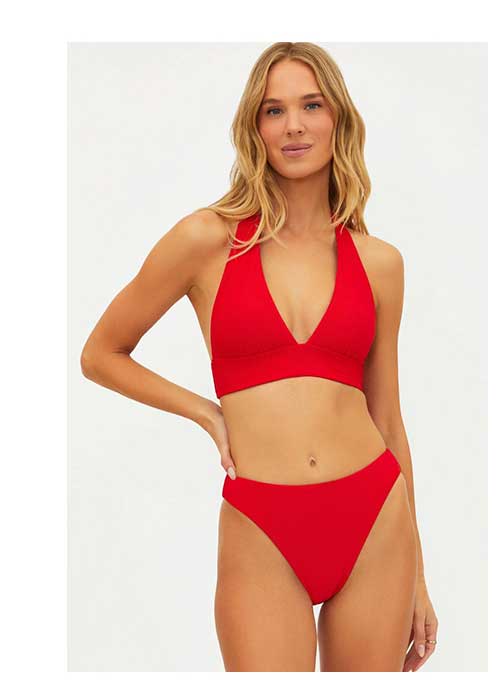 Red Swimwear