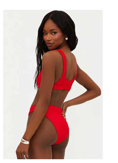 Red Swimwear