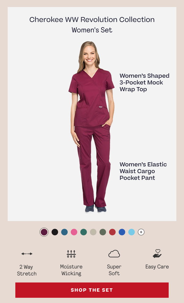 Cherokee WW Revolution Women's Set