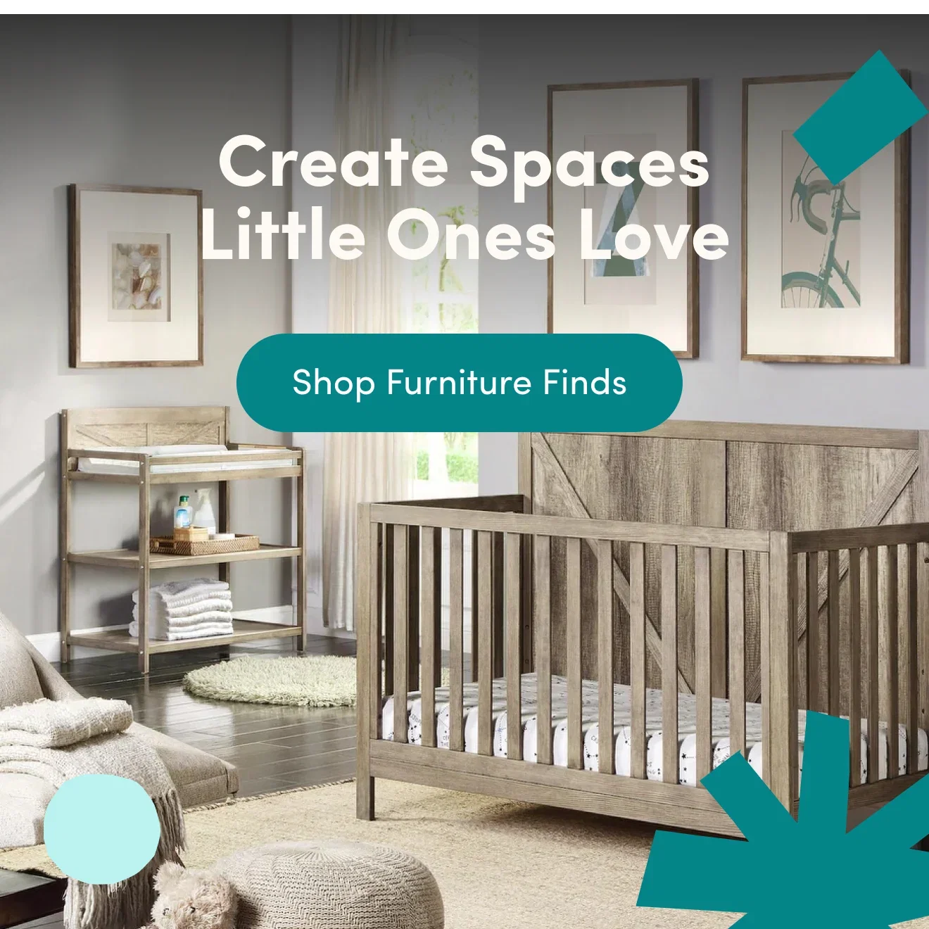Create Spaces Little Ones Love--Shop Furniture Finds