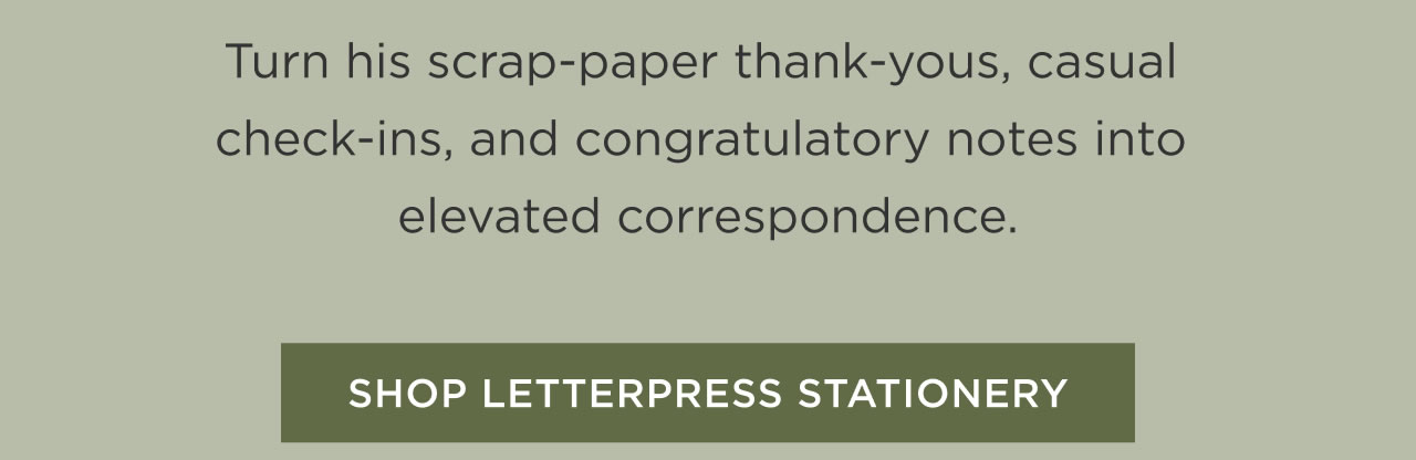 Shop Letterpress Stationery