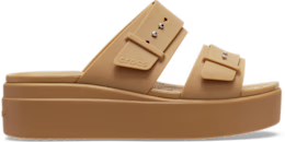 Brooklyn Buckle Low Wedge Sandal