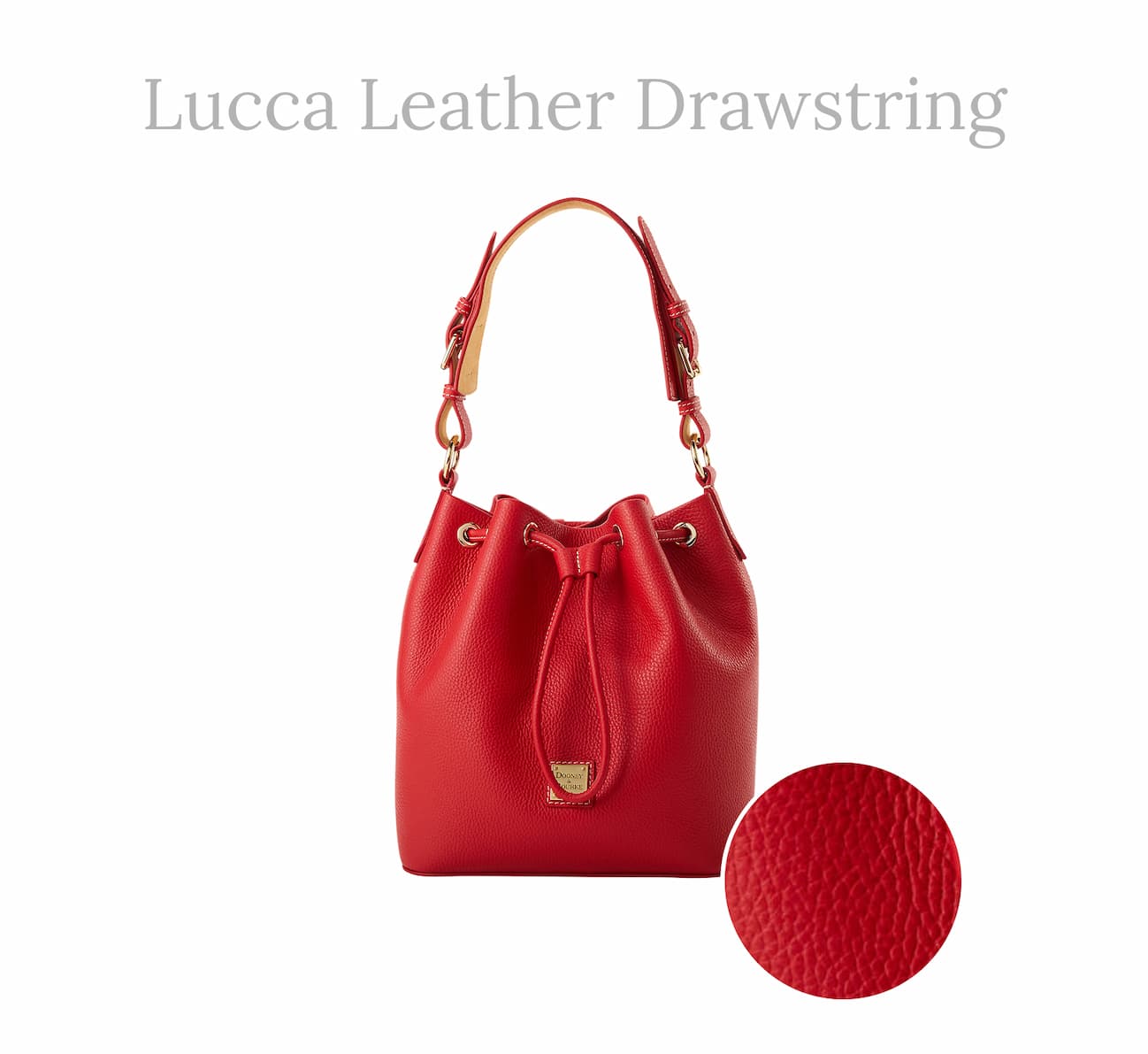 Lucca Leather Drawstring