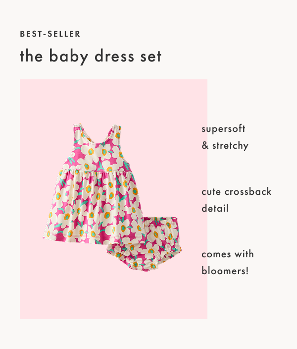 Best-seller! The baby dress set