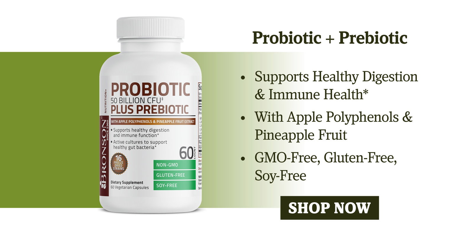 Shop Probiotic + Prebiotic