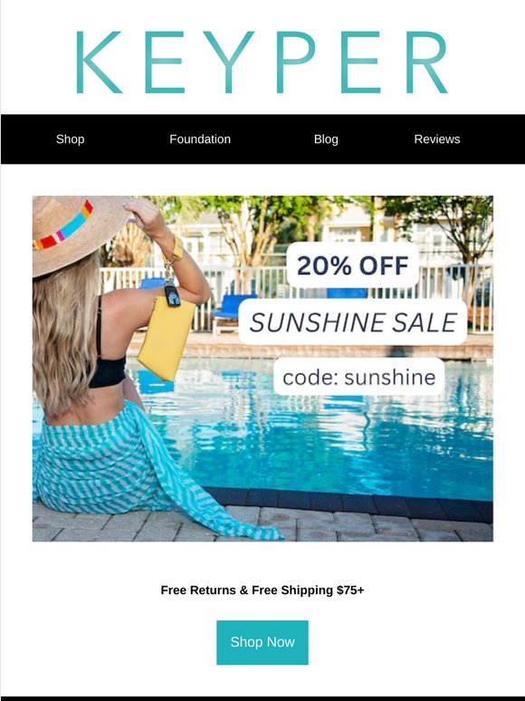 20% off Sunshine collection  ☀️