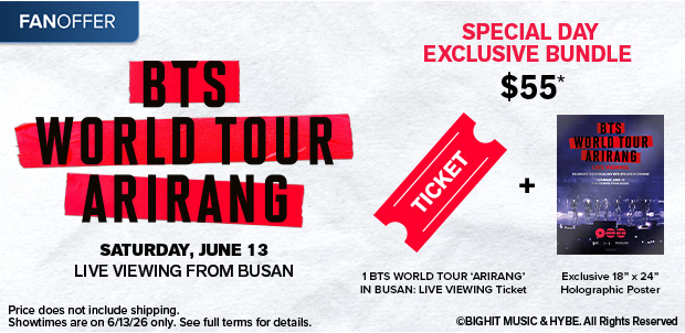 BTS WORLD TOUR ARIRANG SPECIAL DAY EXCLUSIVE BUNDLE*