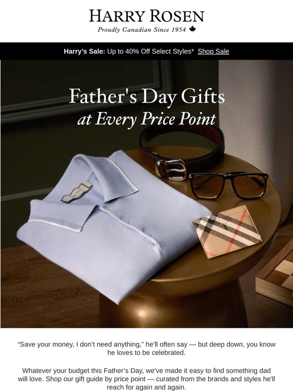 The Perfect Gift for Dad (at Every Price Point)