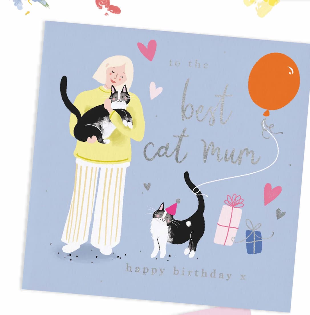 CAT MUM BIRTHDAY CARD