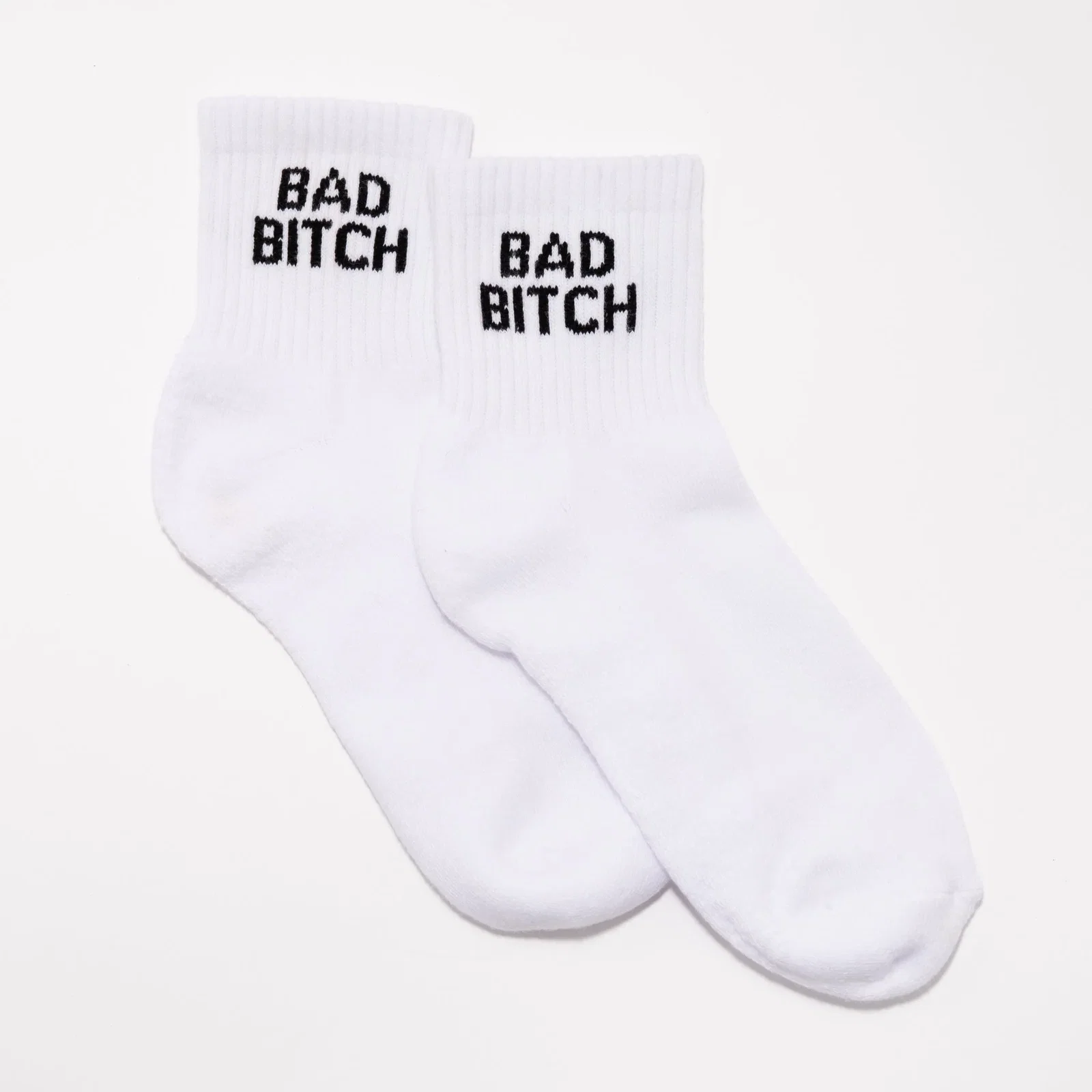 Bad Bitch Quarter Crew Socks