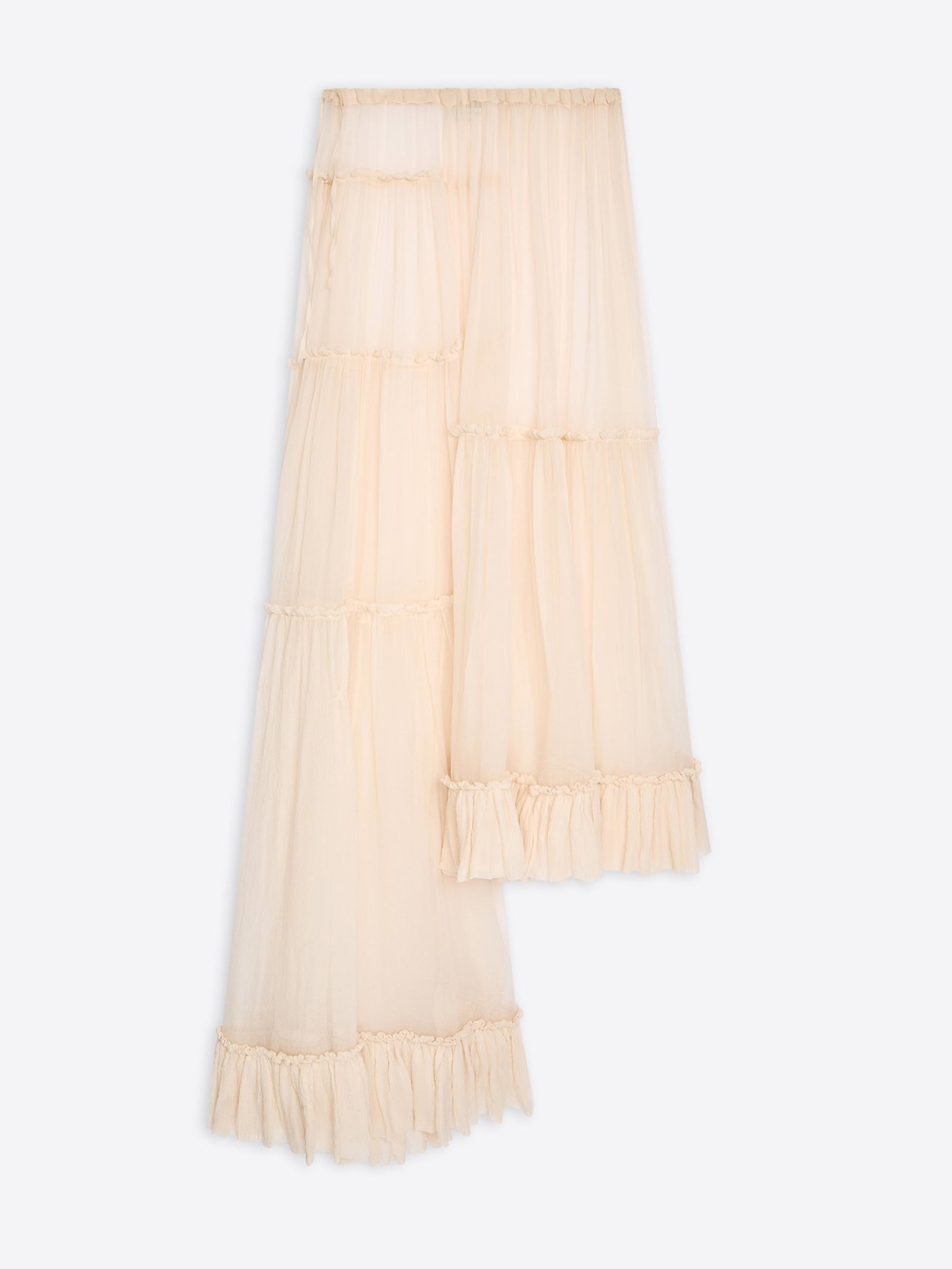 Ruffled silk skirt - Dries Van Noten