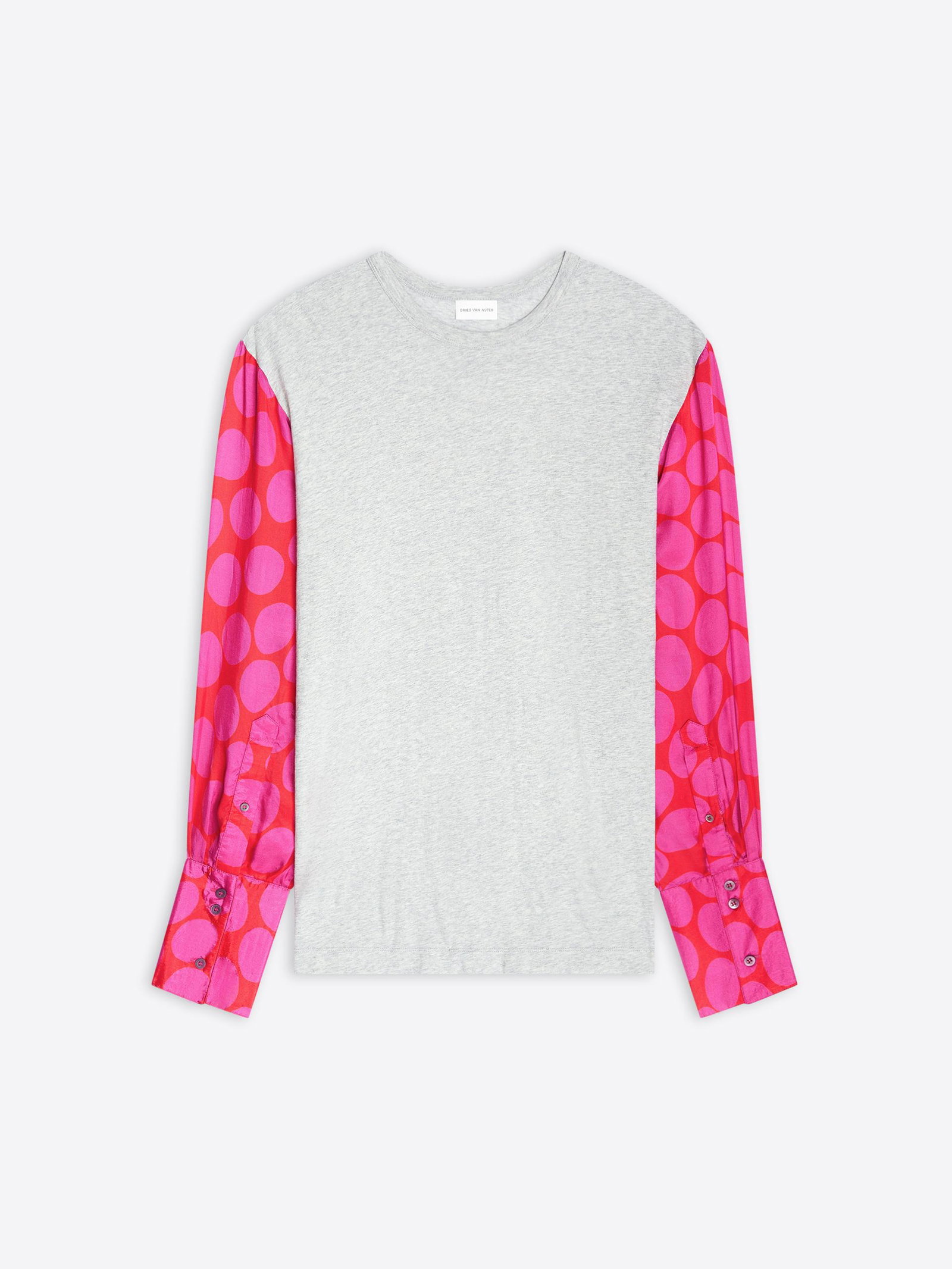 Contrast sleeves tee - Dries Van Noten