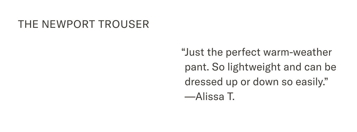 Newport Trouser