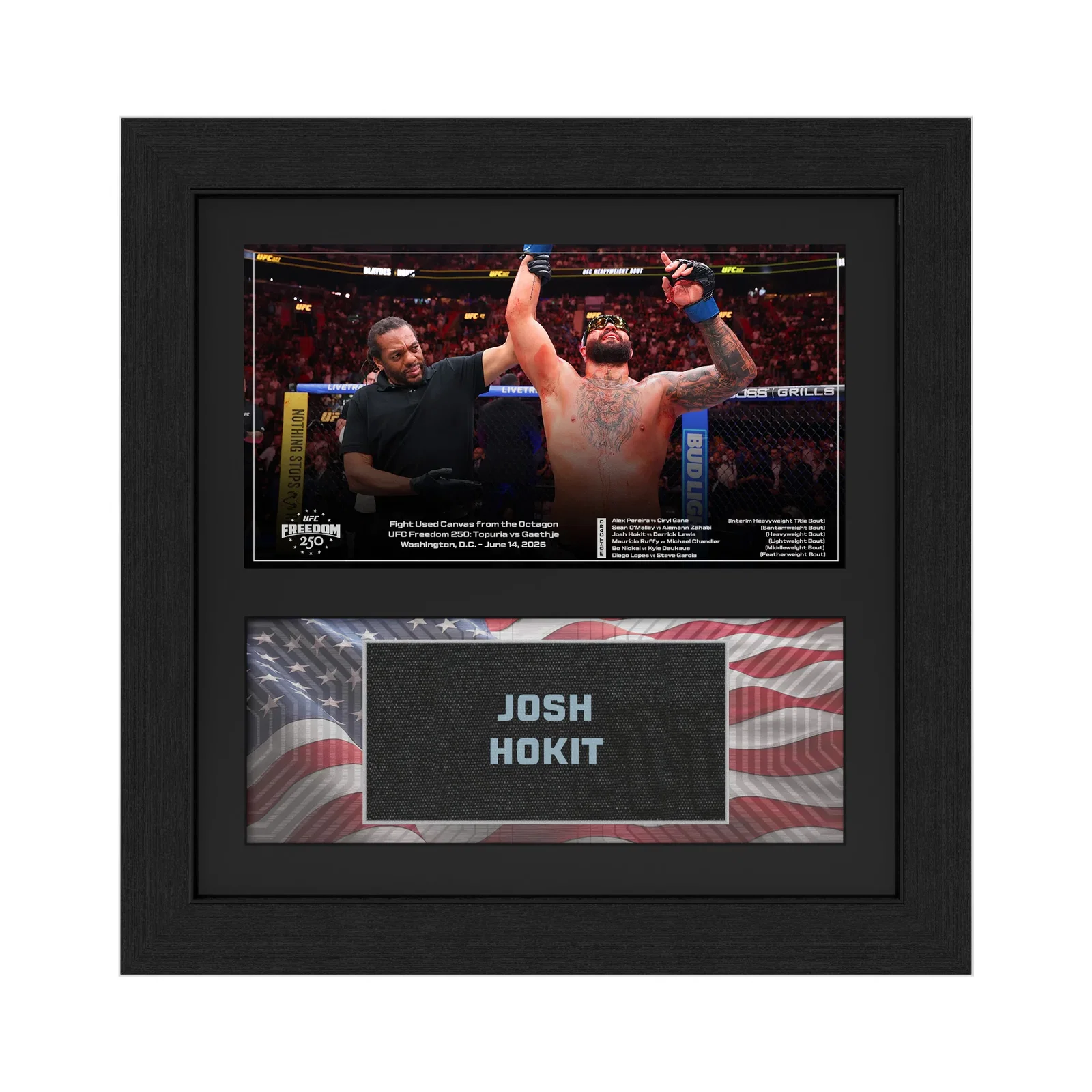 Image of Josh Hokit<br>Name on Canvas 