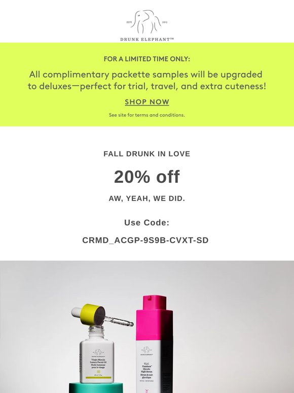 Biocompatible and pH-balanced at 20% off
