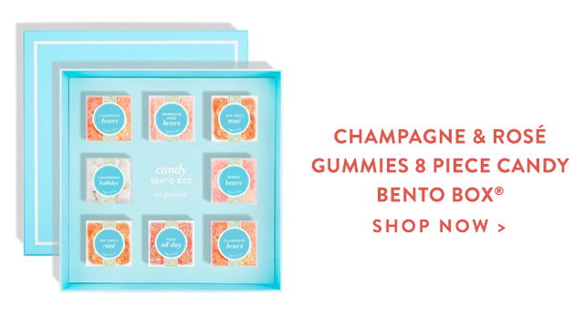  Champagne & Rosé Gummies 8 Piece Candy Bento Box®