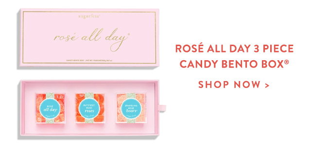  Rosé All Day 3 Piece Candy Bento Box®