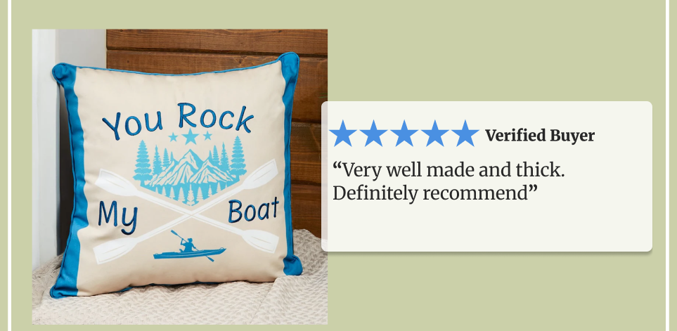 Lake House Accent Pillow