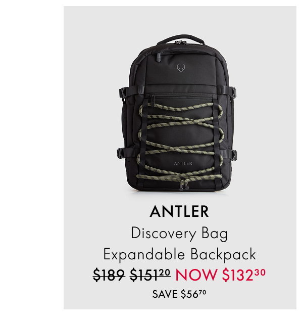ANTLER Discovery Bag Expandable Backpack