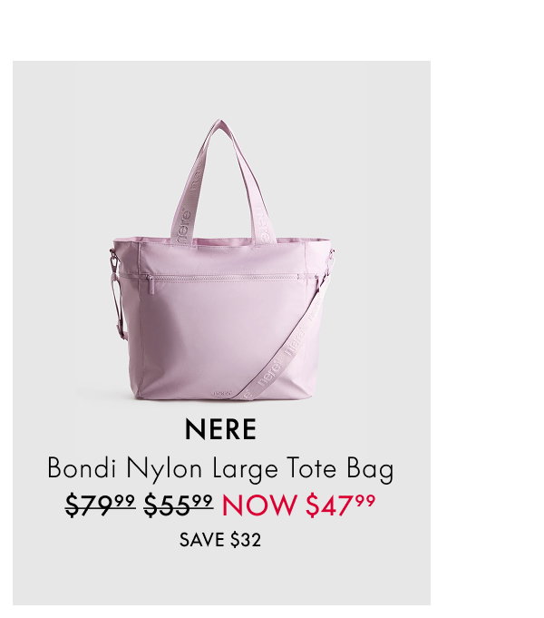 NERE Bondi Nylon Large Tote Bag