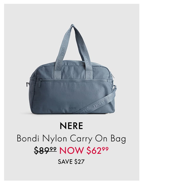 NERE Bondi Nylon Carry On Bag