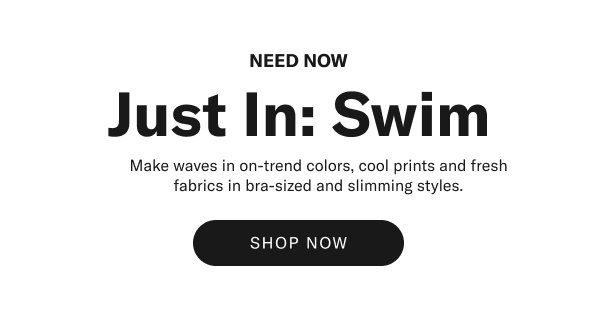 Just In : Swim New Arrivals