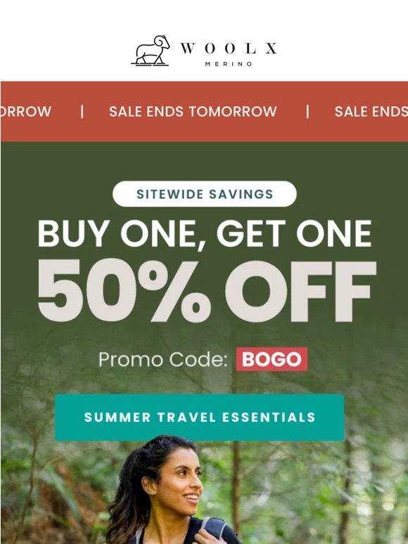 ☀️ BOGO 50% Off Sale