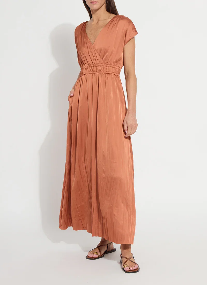 Image of Maite Packable Pleated Dress