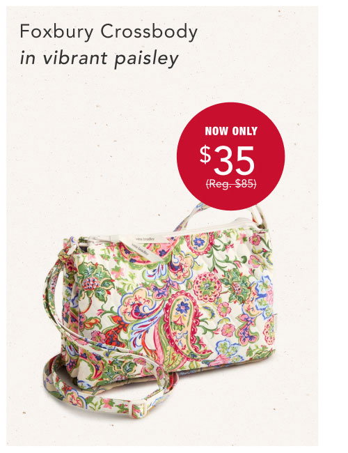 Foxbury Crossbody Vibrant Paisley