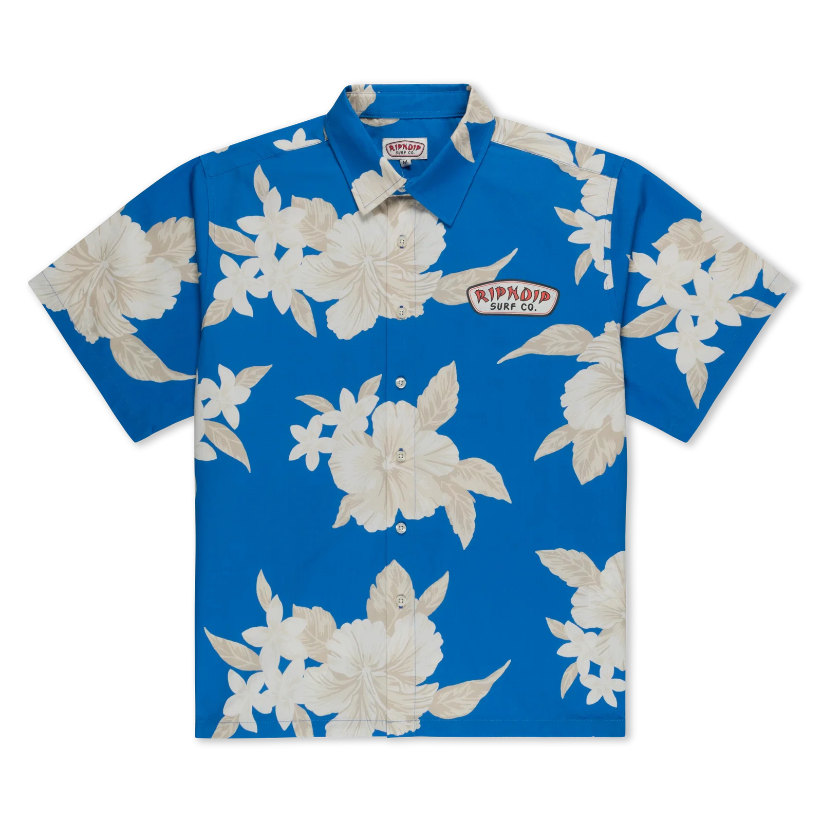 Image of RIPNDIP Surf Co Button Up (Blue / Cream)