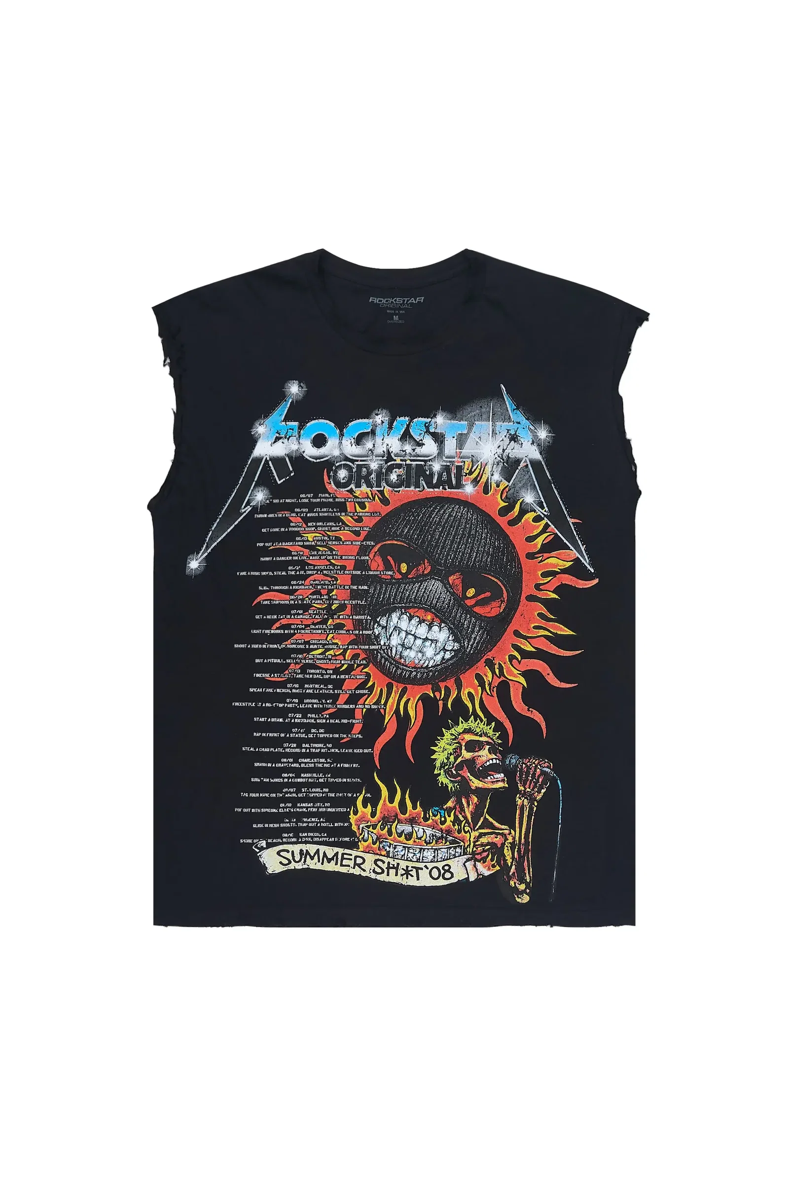 Image of Rayvor Black Cut off Tee