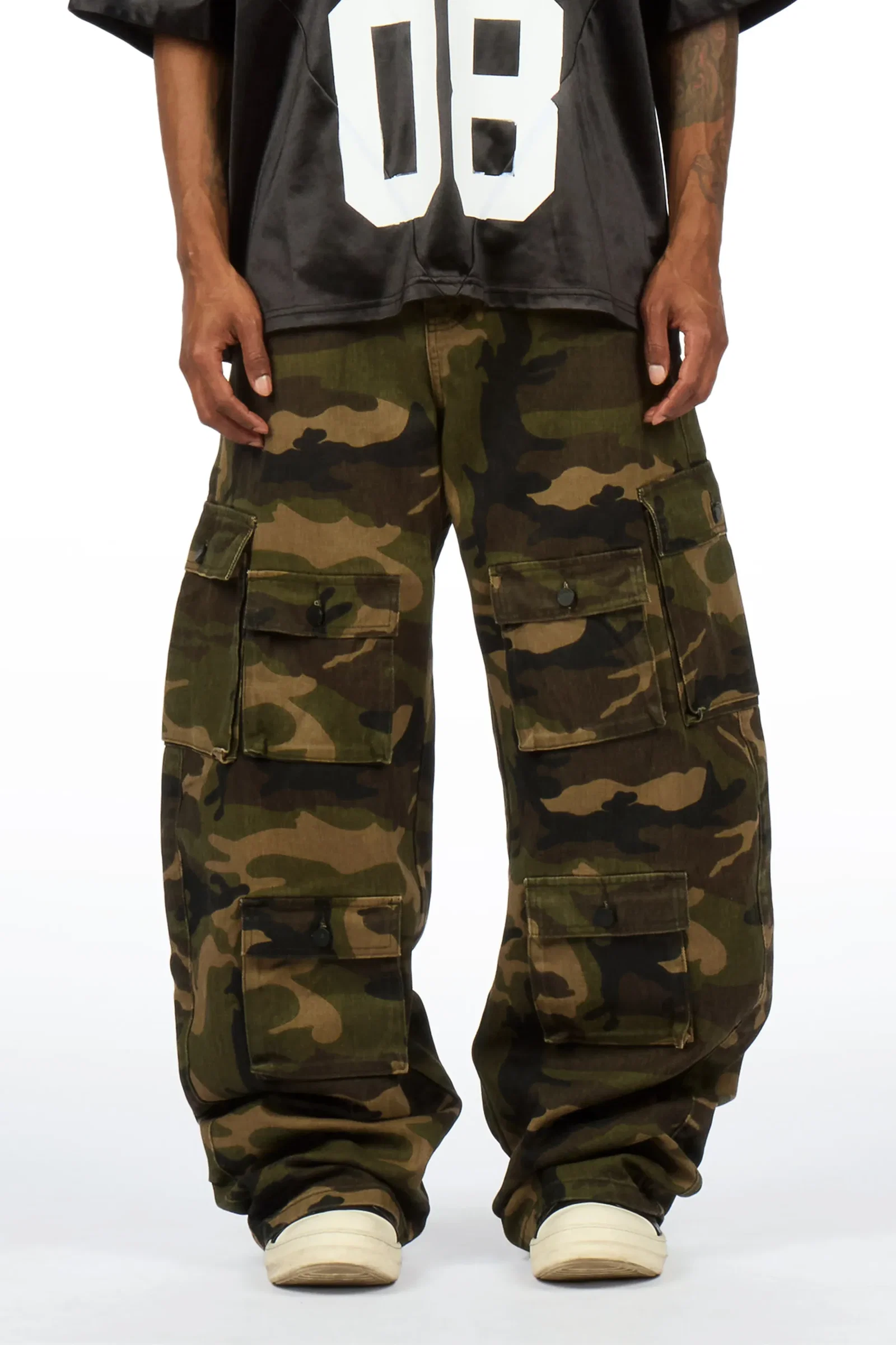 Image of Arrow Camo Barrel Fit Jean