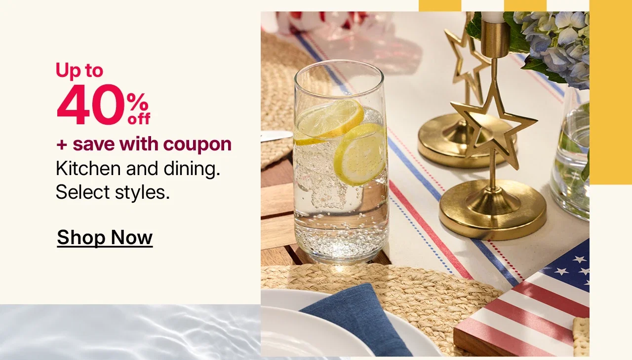 up to 30% off kitchen and dining