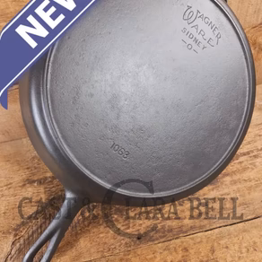 Lucky #13.  1930s Wagner Ware #13 Skillet w/ Stylized Logo, Heat Ring 1063.  A tough one to find!