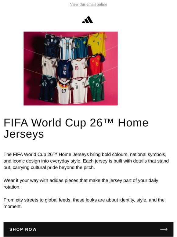 FIFA World Cup 26™ Home Jerseys