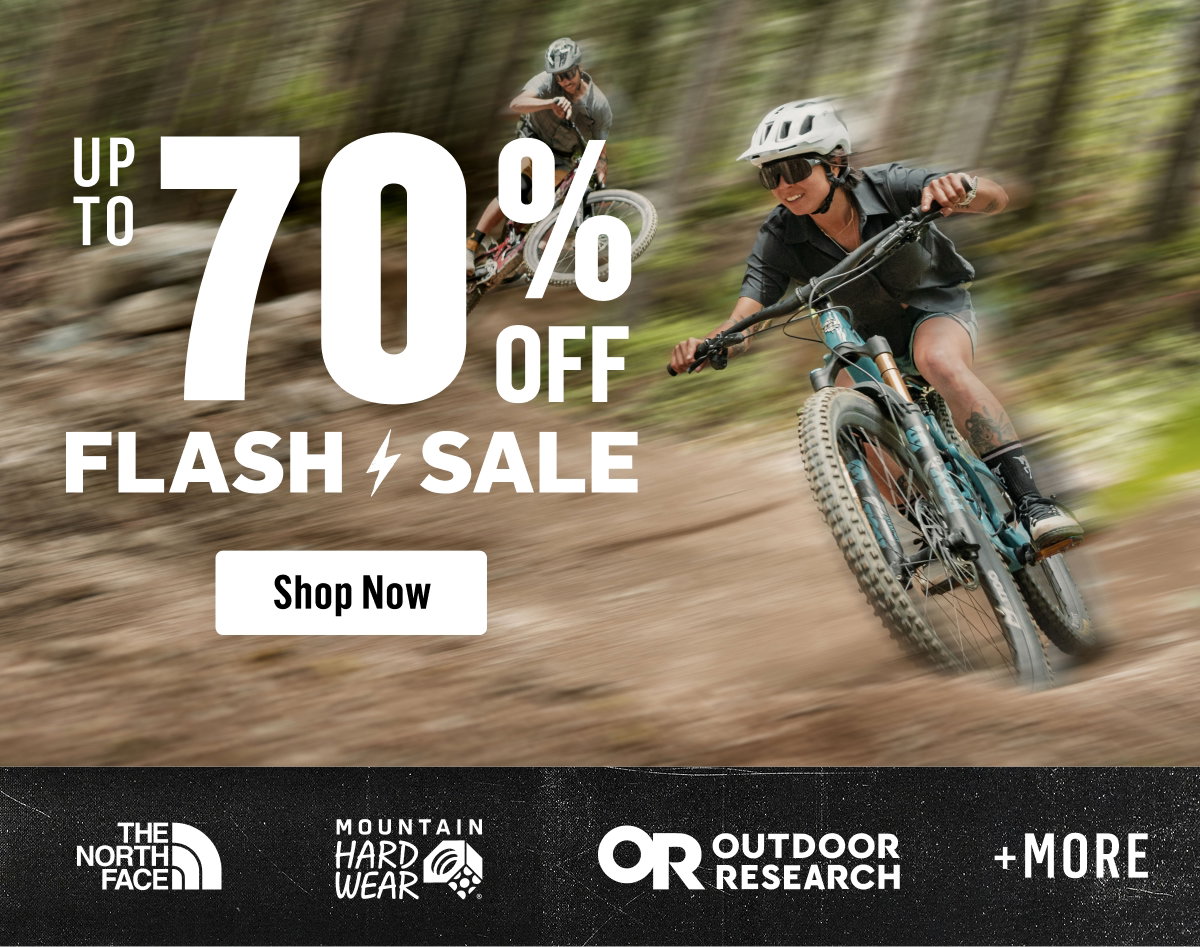 Flash Sale: Up To 70% Off The North Face, Mountain Hardwear, Outdoor Research & more. Shop Now!