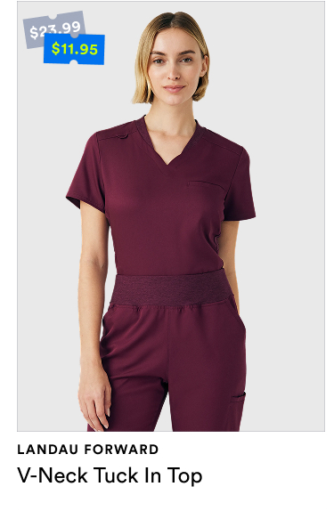 Landau Forward | 2-Pocket V-Neck Rib Knit Top