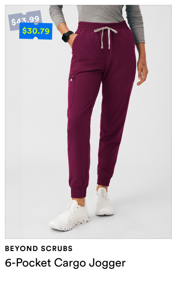 Beyond Scrubs | Serene 6-Pocket Cargo Jogger