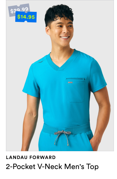 Landau Forward | 2-Pocket V-Neck Men's Rib Knit Top 