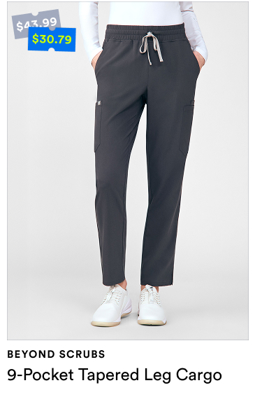 Beyond Scrubs | Grace 9-Pocket Tapered Leg Cargo Pant