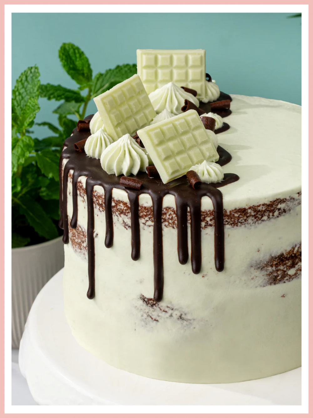 Mint Choc Chip Cake