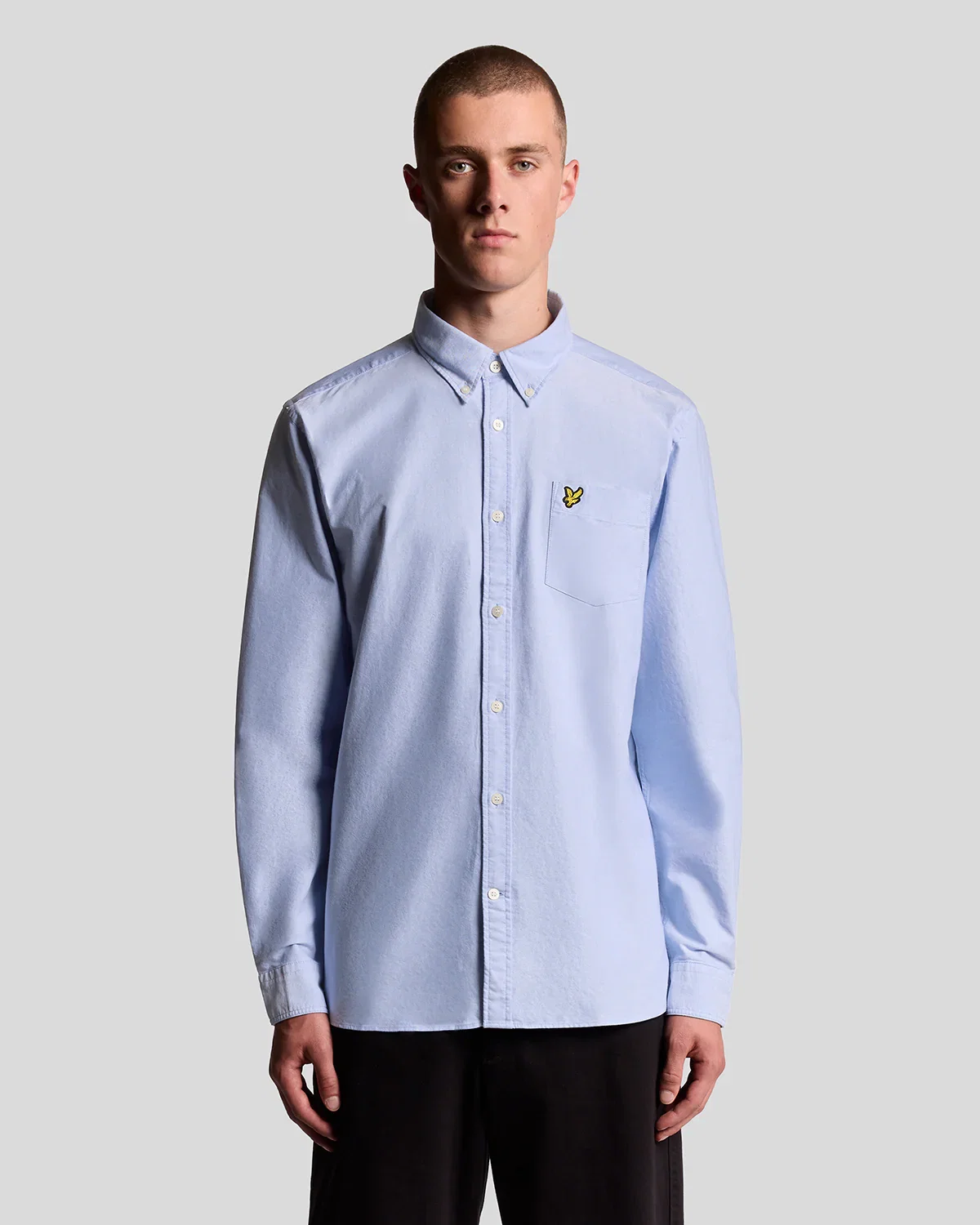 Image of Cotton Button Down Oxford Shirt