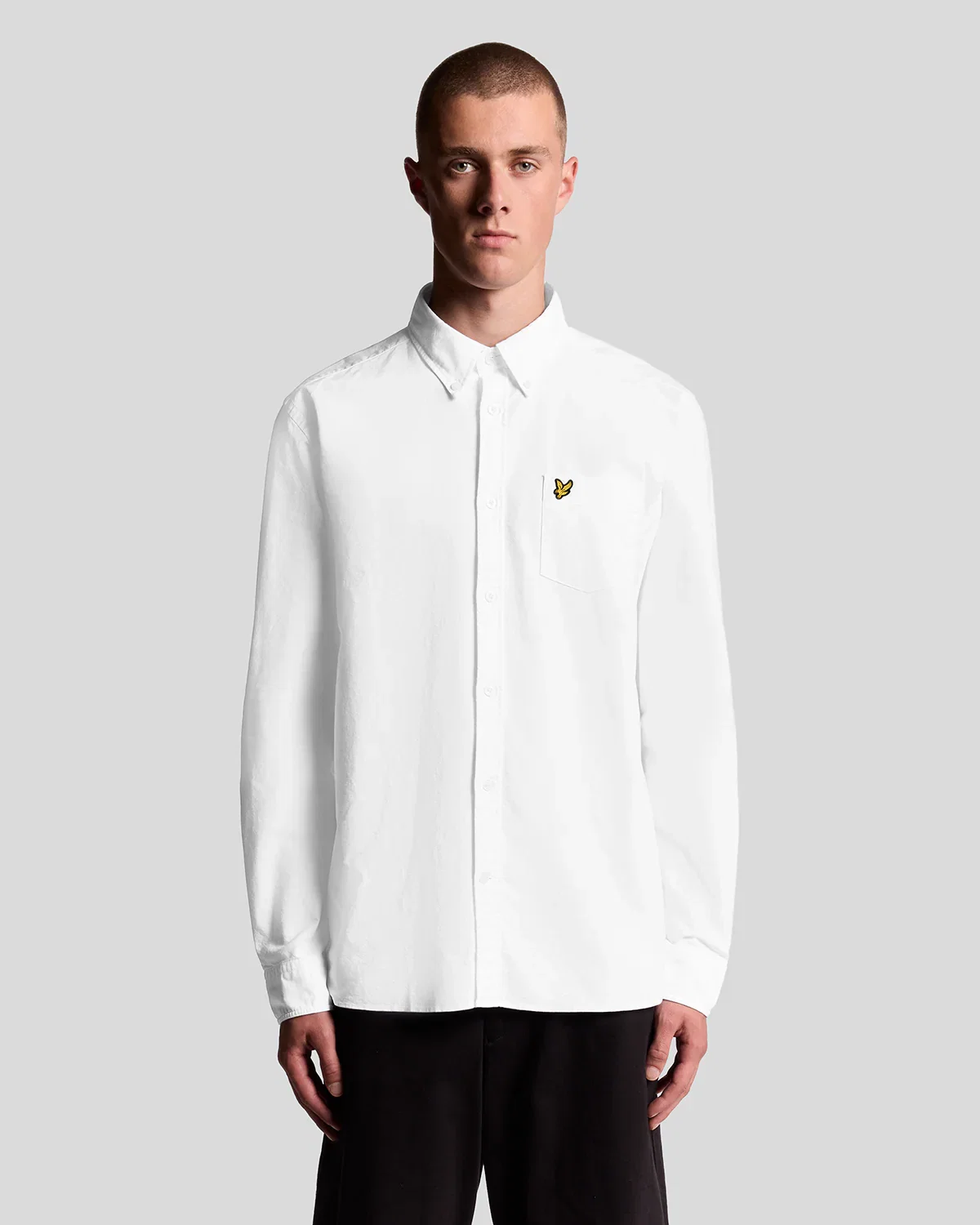 Image of Cotton Button Down Oxford Shirt
