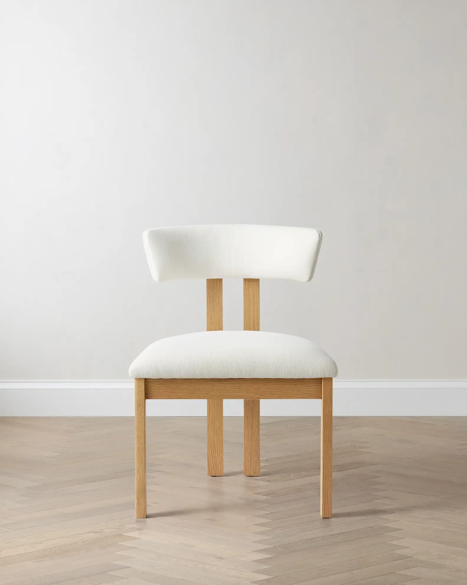 Solid Wood and Performance Fabric Dining Chair (Set of 2)