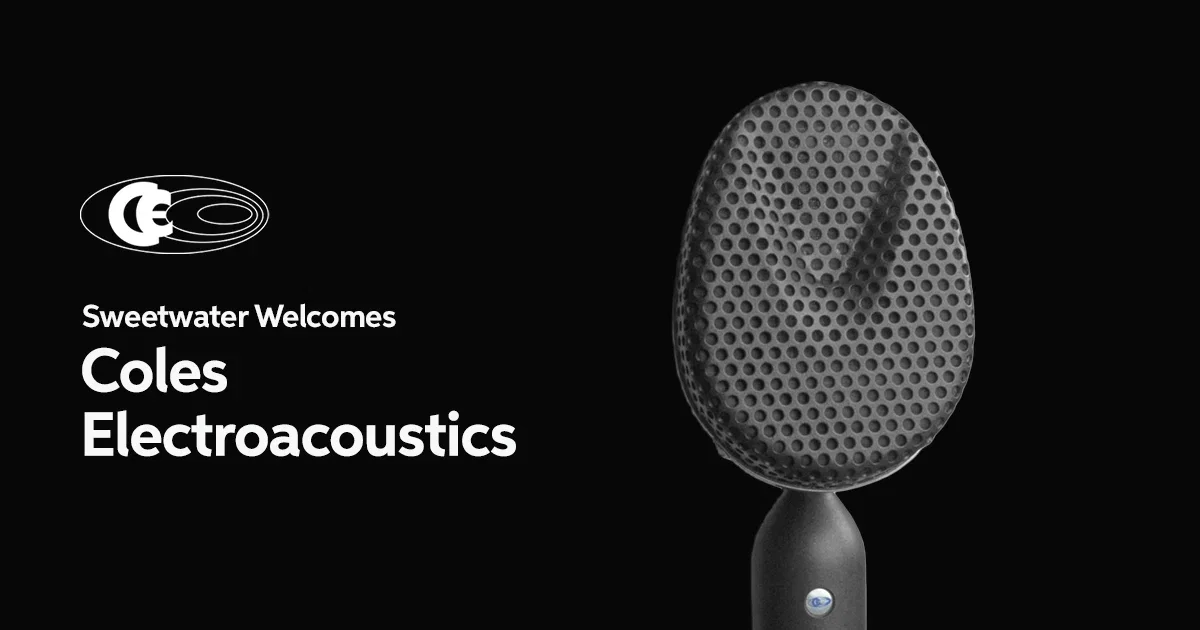 Sweetwater Welcomes Coles Electroacoustics — Handmade in the UK